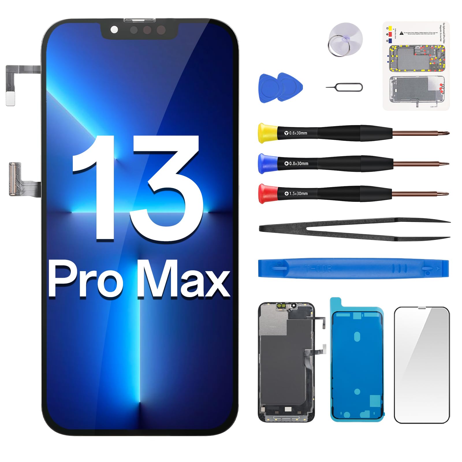 Amazon.com: CYKJGS for iPhone 13 Pro Max Screen Replacement 6.7